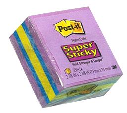 Post it Super Sticky 3321-SSC Cube